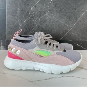 🎉 HP 🎉 Valentino Knit Embellished Sneakers